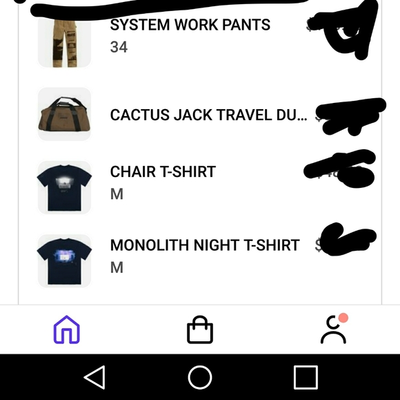 Cactus jack duffle bag...SOLD stock x - Picture 3 of 8